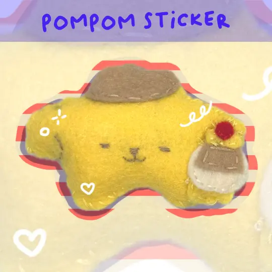 pudding dog sticker