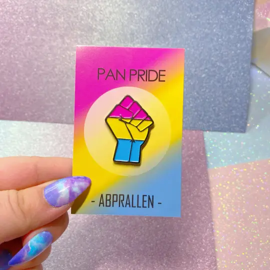Pansexual Pride Flag Enamel Pin