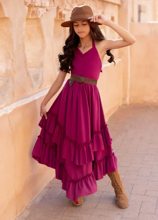 Jenny Dress in Berry