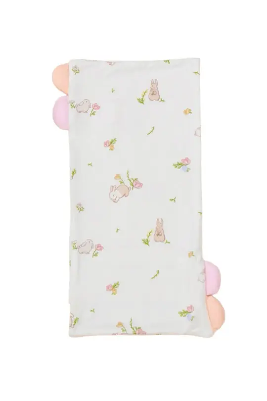 Bamboo Pillow Case - Floral Bunny (Pillow not included)
