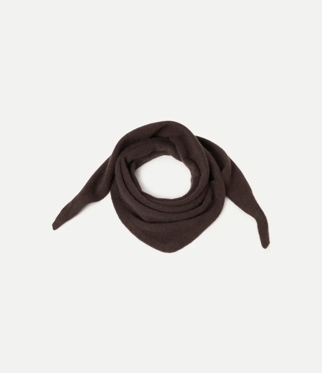 Small Merino Wool-Cashmere-Silk Triangle Scarf