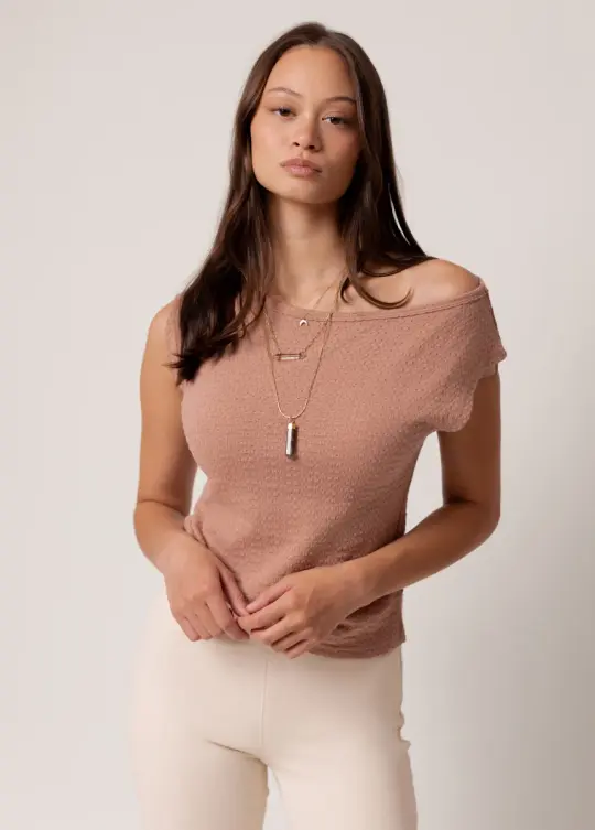 Rayla Top in Nude Pink
