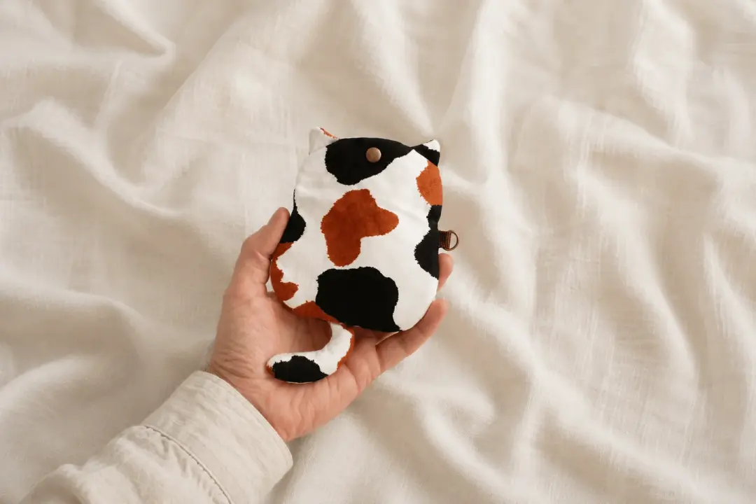 Calico Cat Pouch /Bag Charm