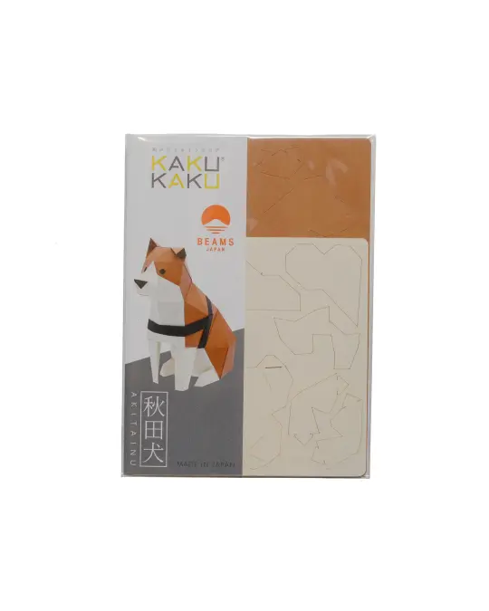 Beams Japan Bog Craft Paper Toy Akita Dog