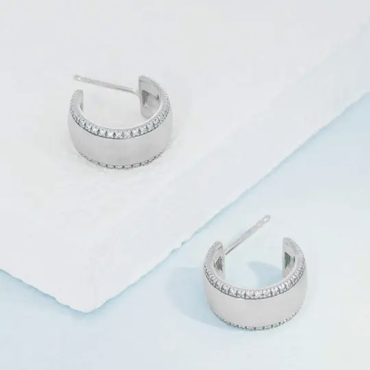 Chasing The Sun Small Hoop Earrings
