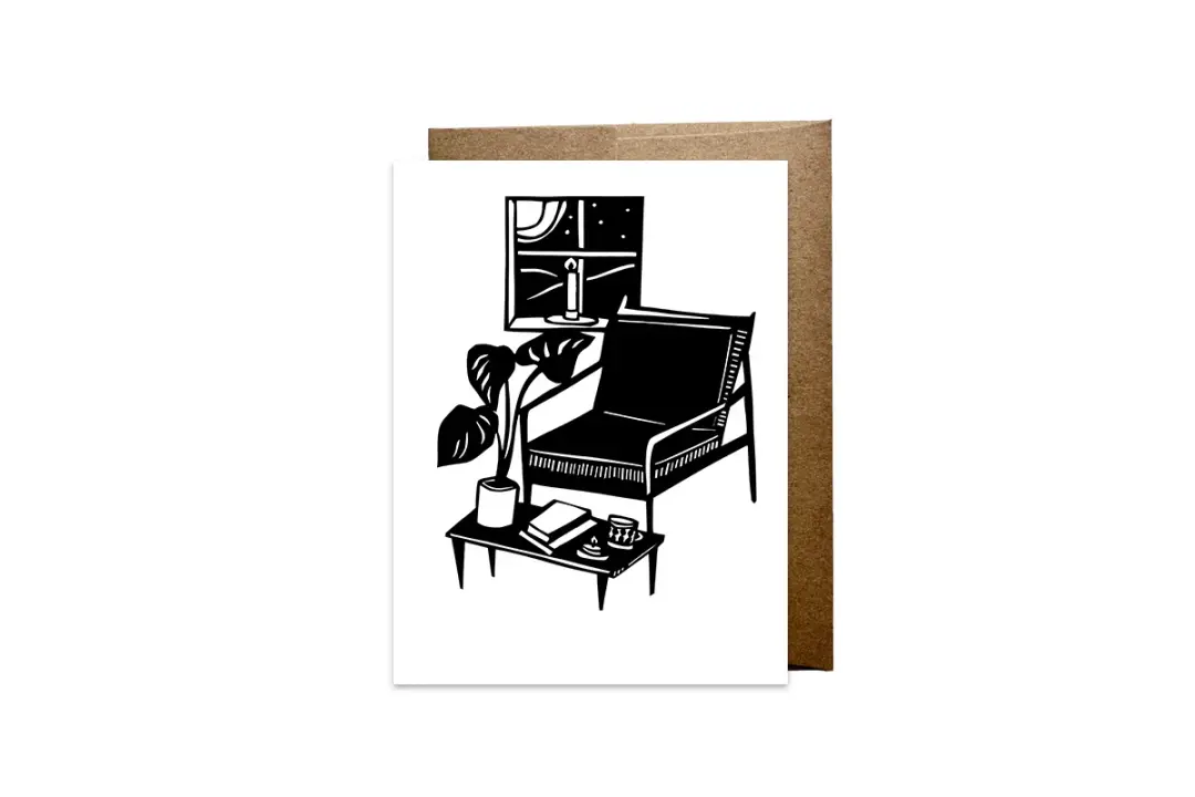 "Slow Evening" card