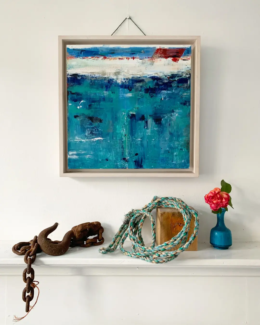 NEWLYN BLUE ( Framed )