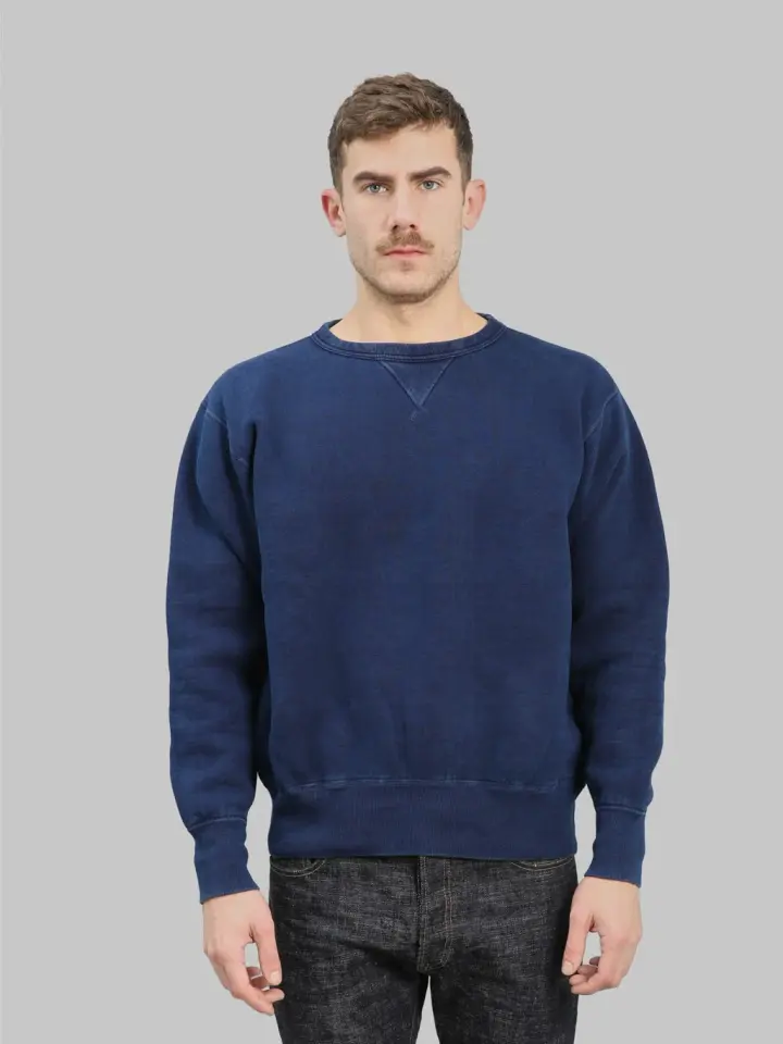 The Strike Gold Loopwheeled Sweatshirt Indigo