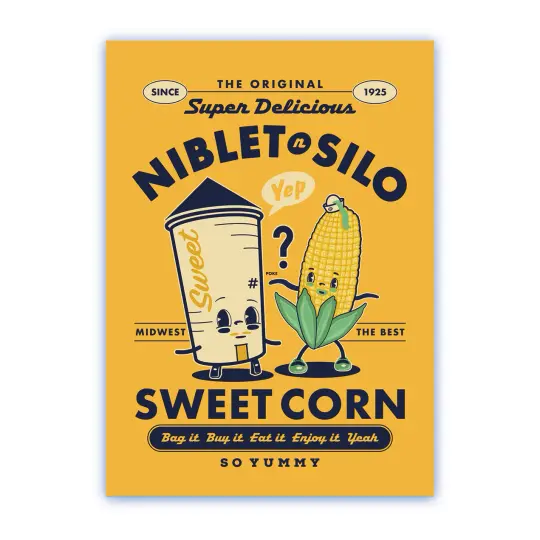 Niblet & Silo 5x7" Print Series 01