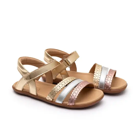 Coil Sandals - Metal Gold / Sterling Silver / Rose Gold (Kids)