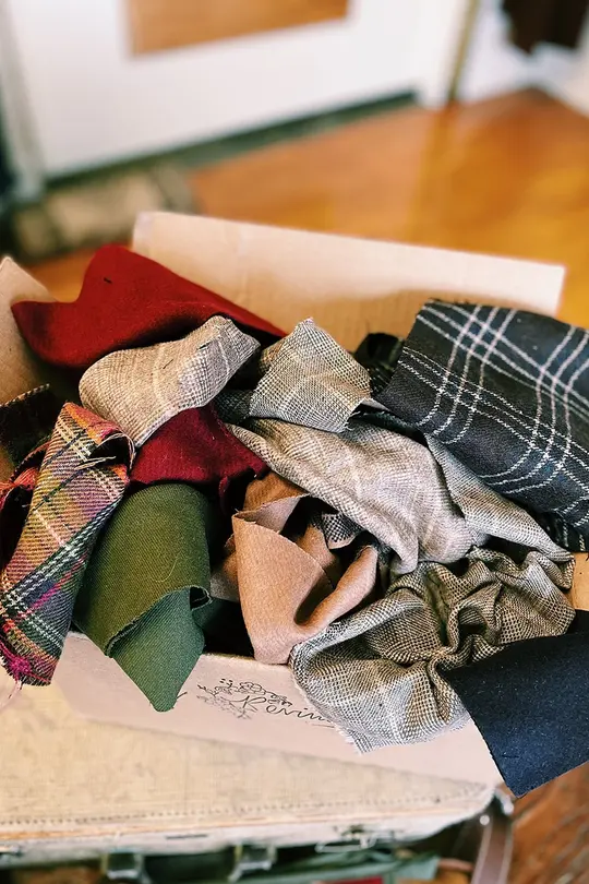 Wool Fabric by the Pound