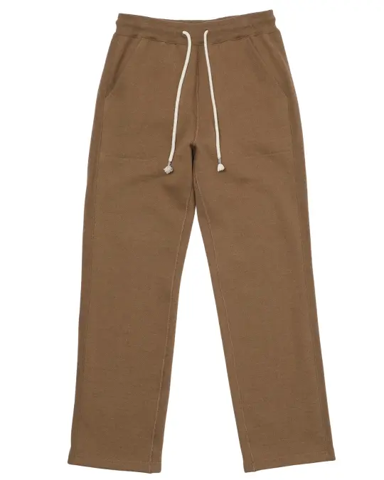 Sweatpants - Iron Mordant Foxfibre® Double Heavyweight French Terry - Coyote 80