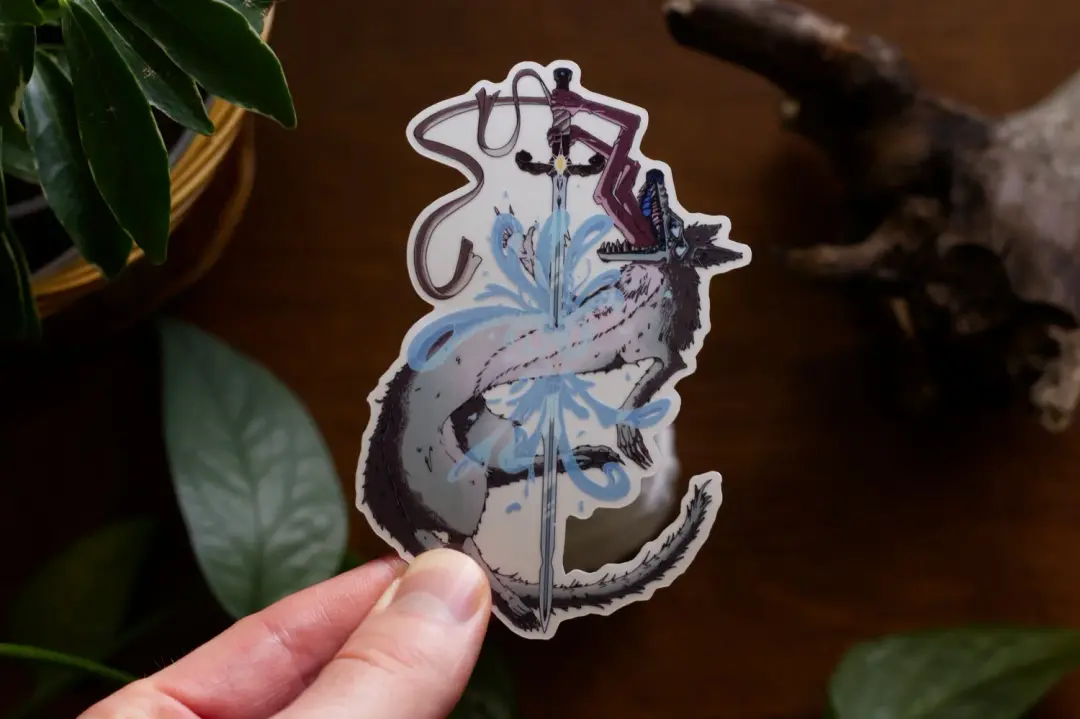 Nature of Betrayal Transparent Sticker