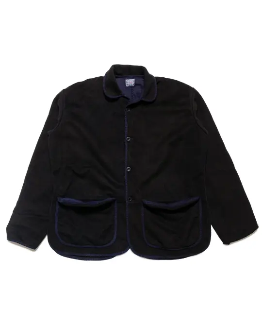 Tender Type 942 Lobster Tail Jacket Black Wool Baize Hadal Blue