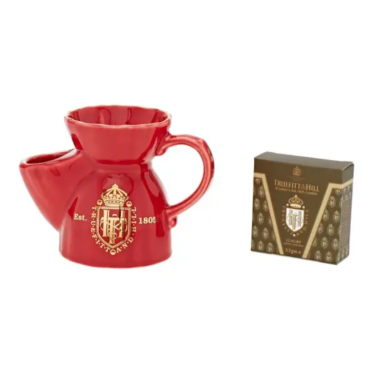 Red Shaving Mug (with soap refill)