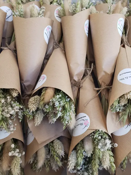 Natural dried flower mini bunches