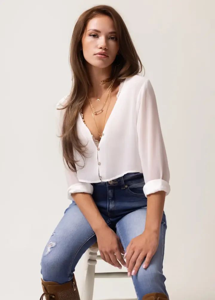 Anja Top in Ivory