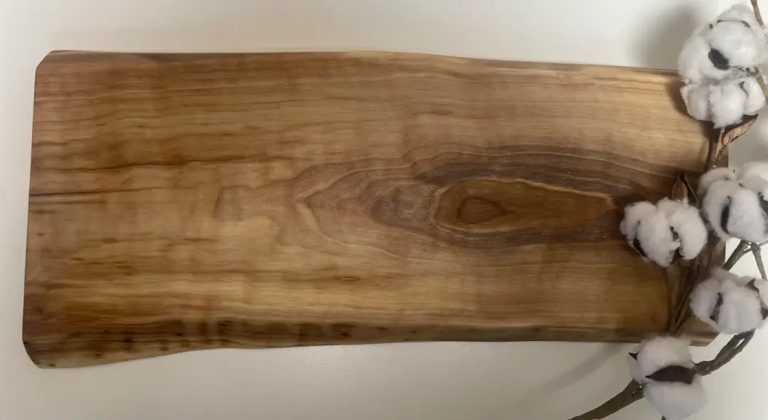 23LAA01 - Dual Live Edge Sappy Walnut Long Board