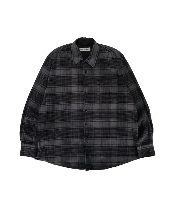 Our Legacy Above Shirt Faded Nocturne Check Flannel