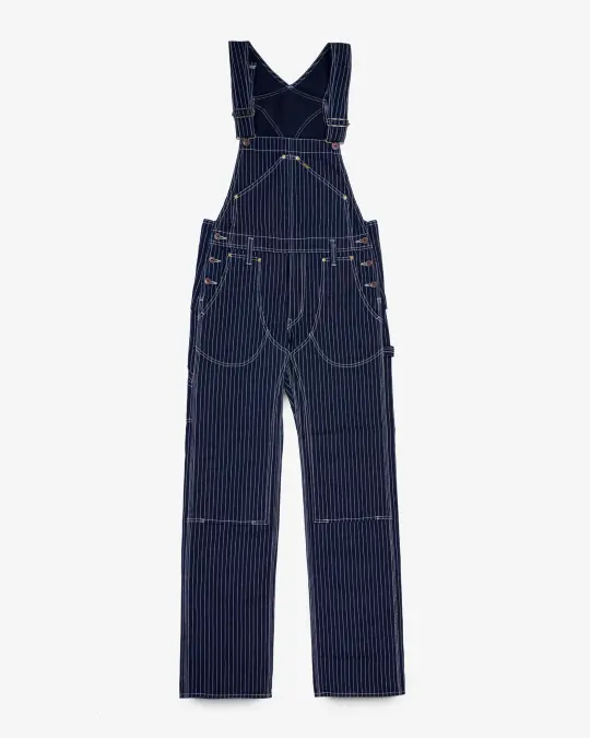 12oz Wabash Double Knee Overalls - Indigo