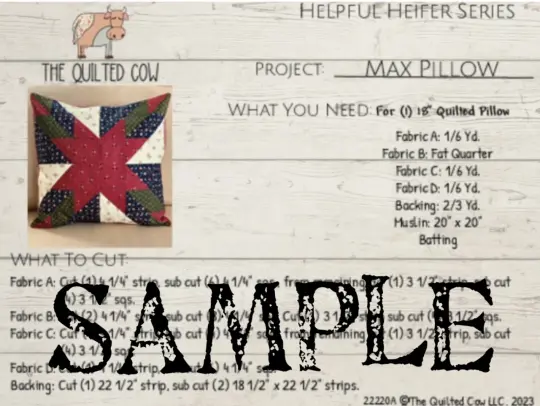Helpful Heifer Max Pillow