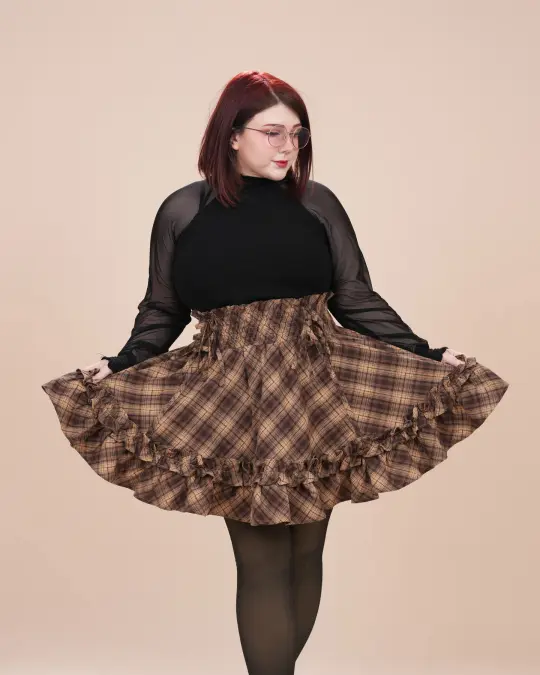 Fleur Skirt in Chestnut Bloom (Limited Pre-Order CLOSED) (ESD: December 5th - 15th, 2026)
