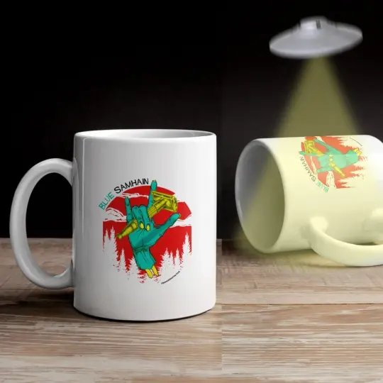 Blue Samhain Skater Style Toggle Coffee Mug | Available in 2 Sizes