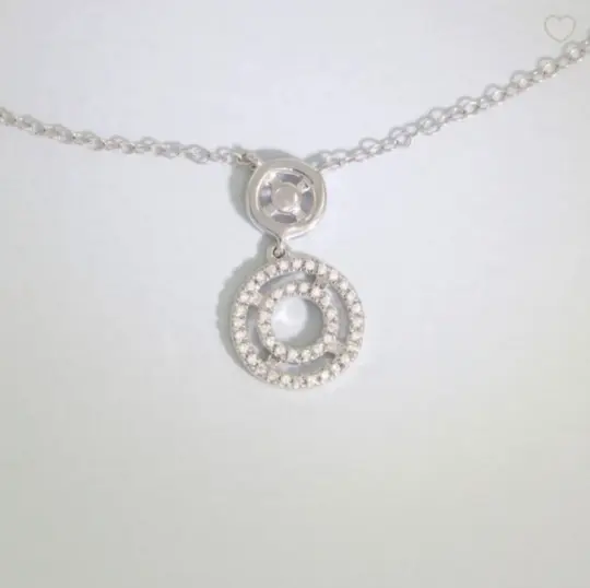 Rock Circle Pendant Necklace