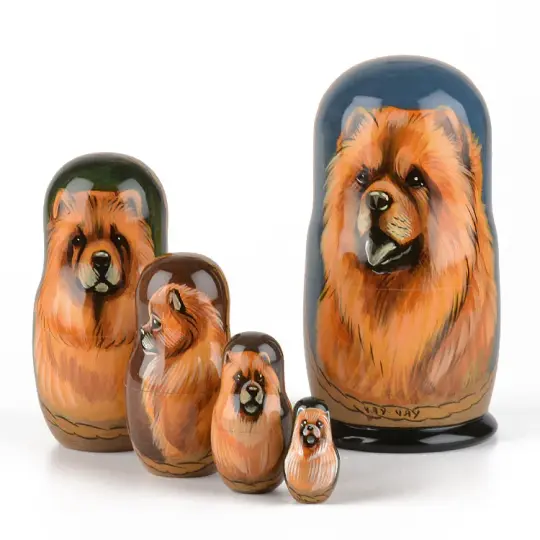 Chow Chow Dog Matryoshka