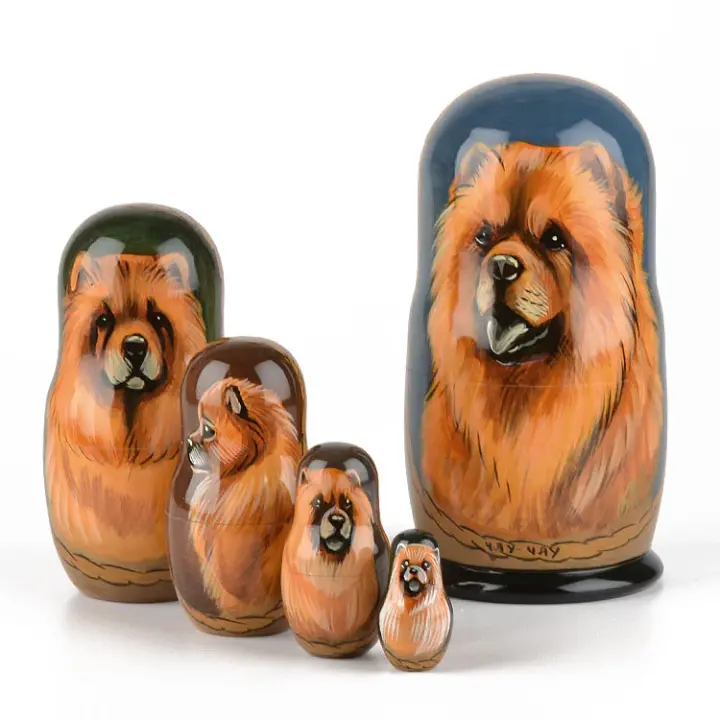 Chow Chow Dog Matryoshka
