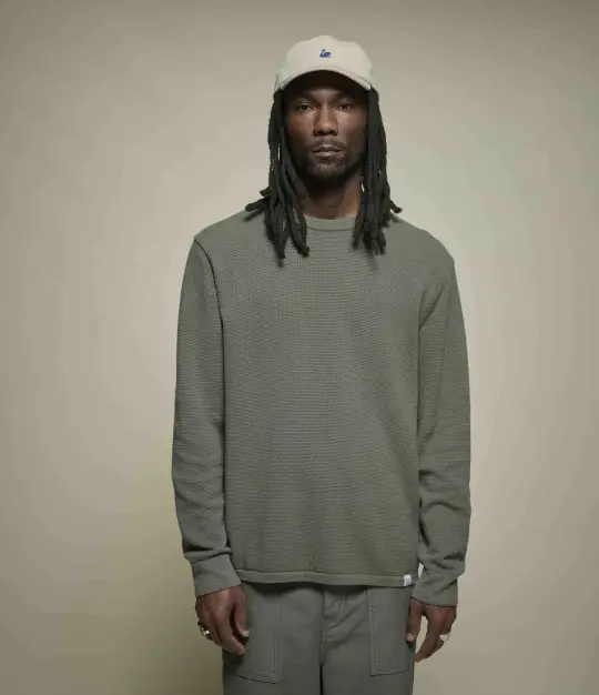 Lightweight Waffle Knit Sweater