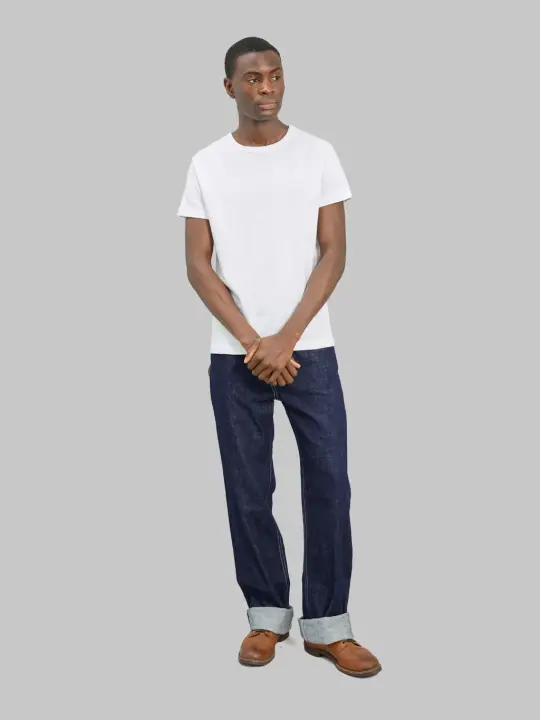 Freenote Cloth Modesto 11oz Memphis Blue Denim Wide Straight Jeans