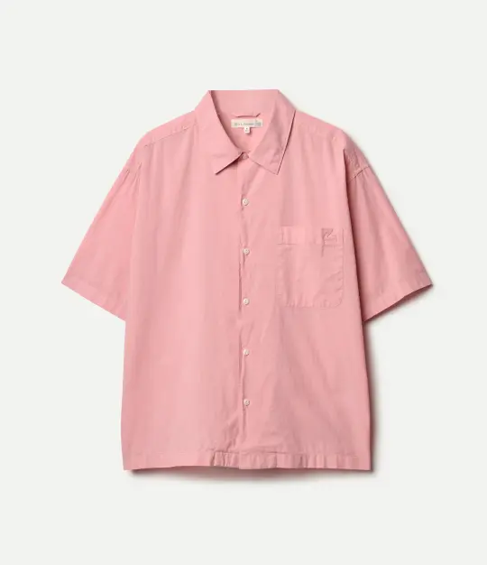 Lightweight Cotton Poplin Short Sleeve Shirt