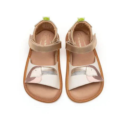 Toucan Sandals - Metallic Salmon / White Dream (Baby)