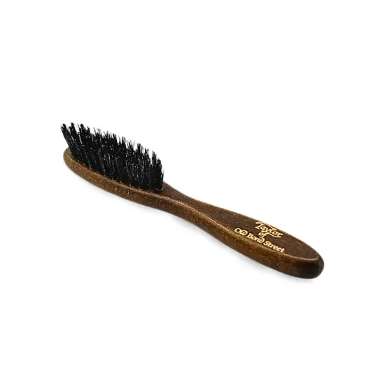 Dark Wood Beard and Moustache Brush