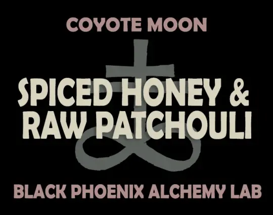 Coyote Moon: Spiced Honey and Raw Patchouli Perfume Oil