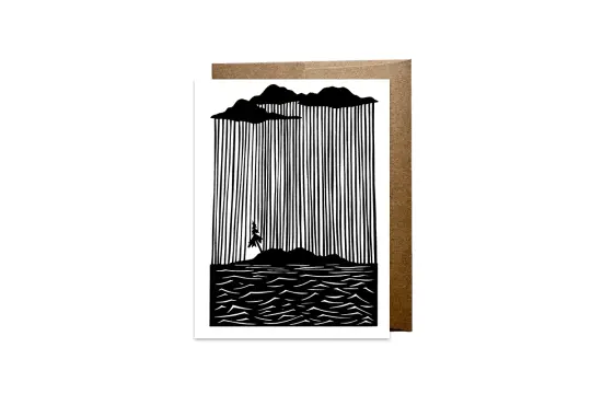 "Rainy Island" card