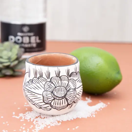 Huancito Floral Shot Glass