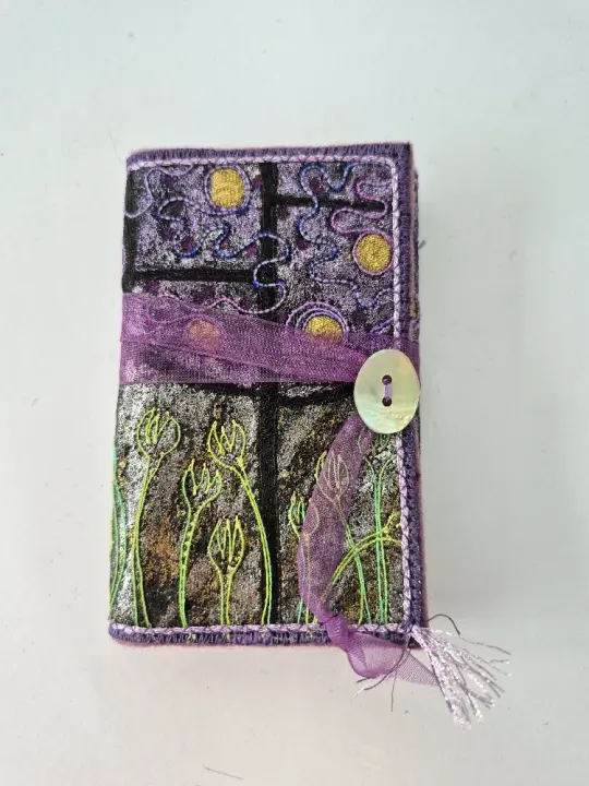 Purple Orchard Needlecase