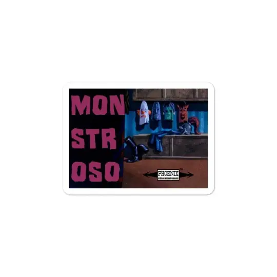 Monstroso Vinyl Bubble-Free Stickers | Available in 3 Sizes