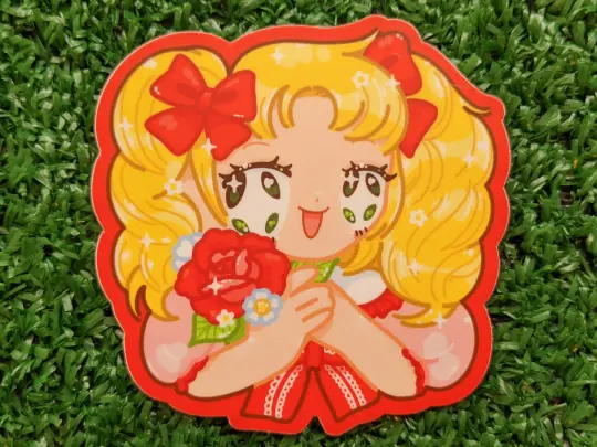 candy candy waterproof sticker