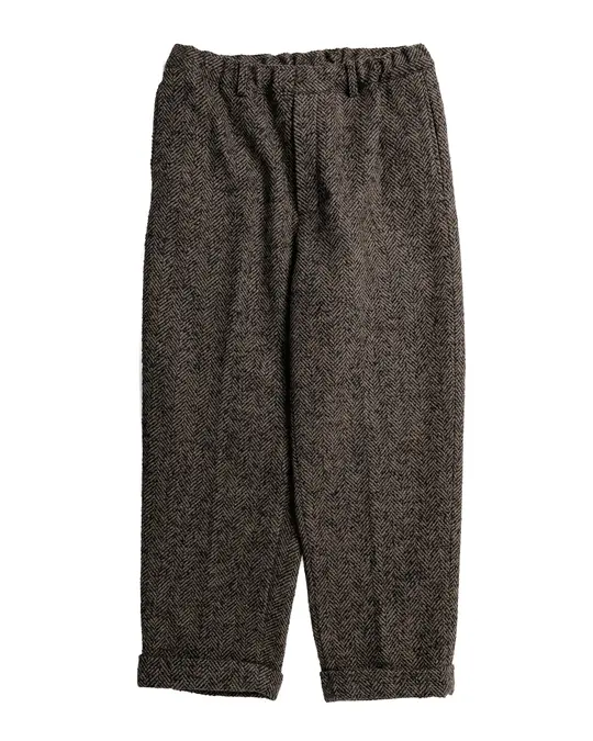 Beams Plus Ivy Lounge Trousers Herringbone Brown