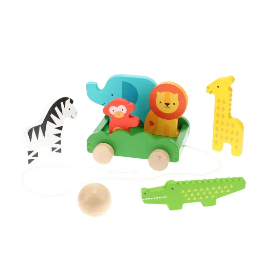 Wooden Bowling Safari Animals