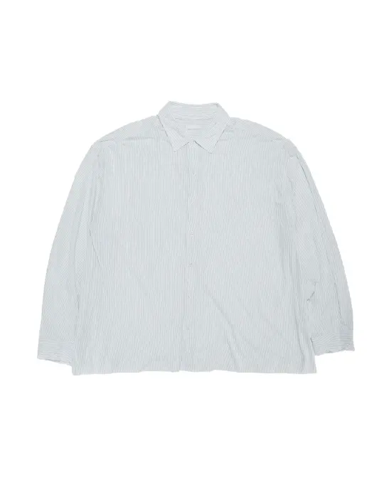 KANEMASA PHIL 46G Stripe Artisan Shirt White Blue Dye