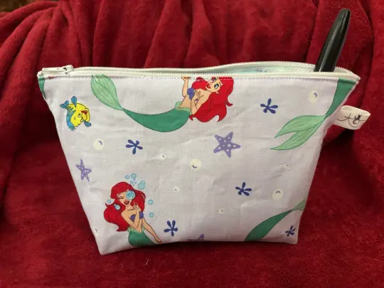 Mermaid Princess Zipper Pouch