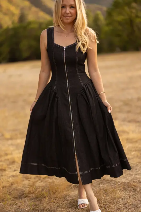 Edith Dress in Black