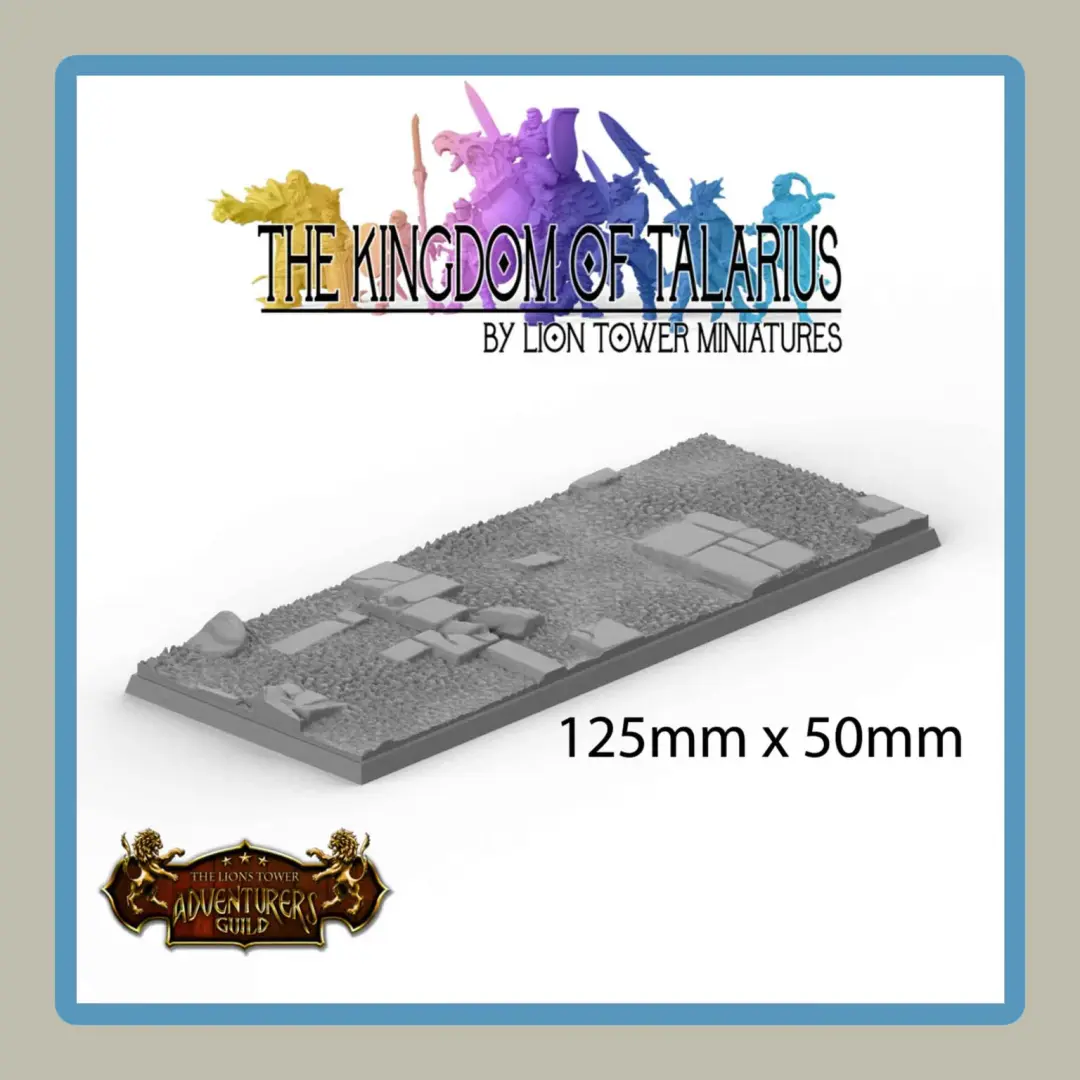 125x50mm Rectangle Base