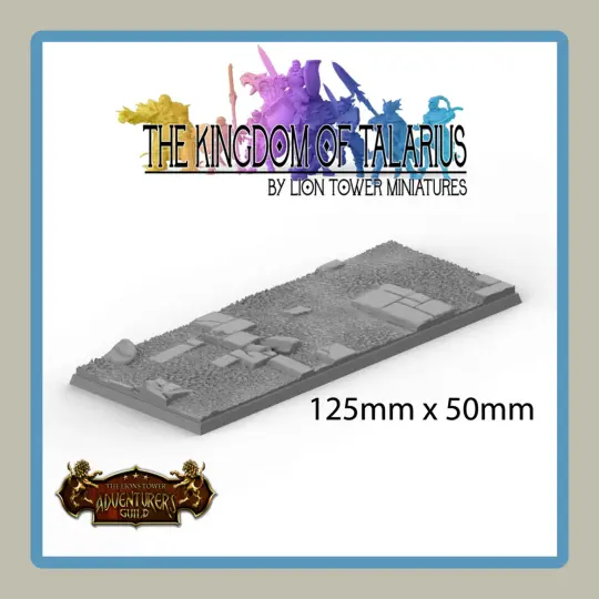 125x50mm Rectangle Base