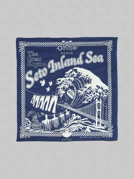 Omoto Denim 9302 Kojima Selvedge Bandana Indigo