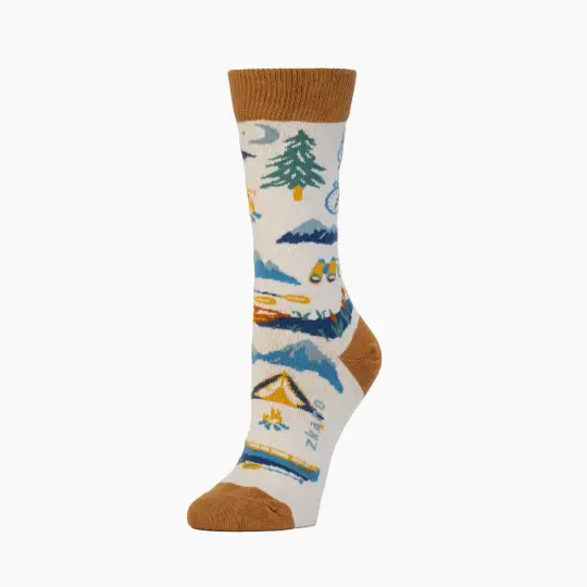 Adventurer Crew Sock in Wheat
